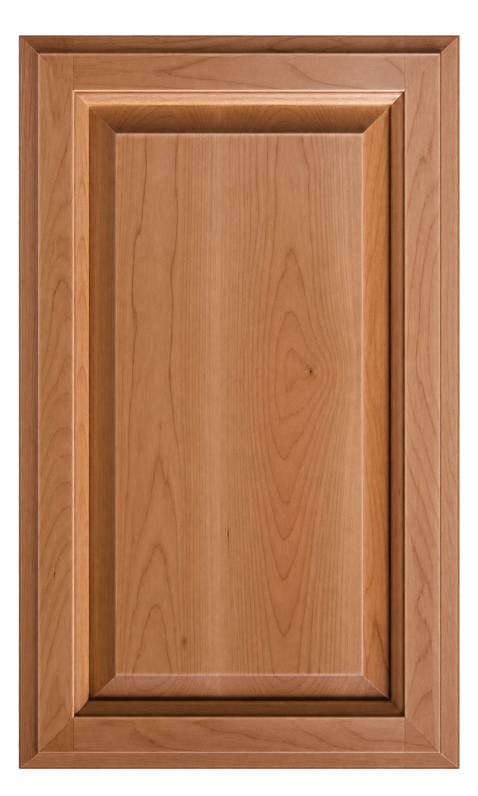 Raised panel door with a sculpted center